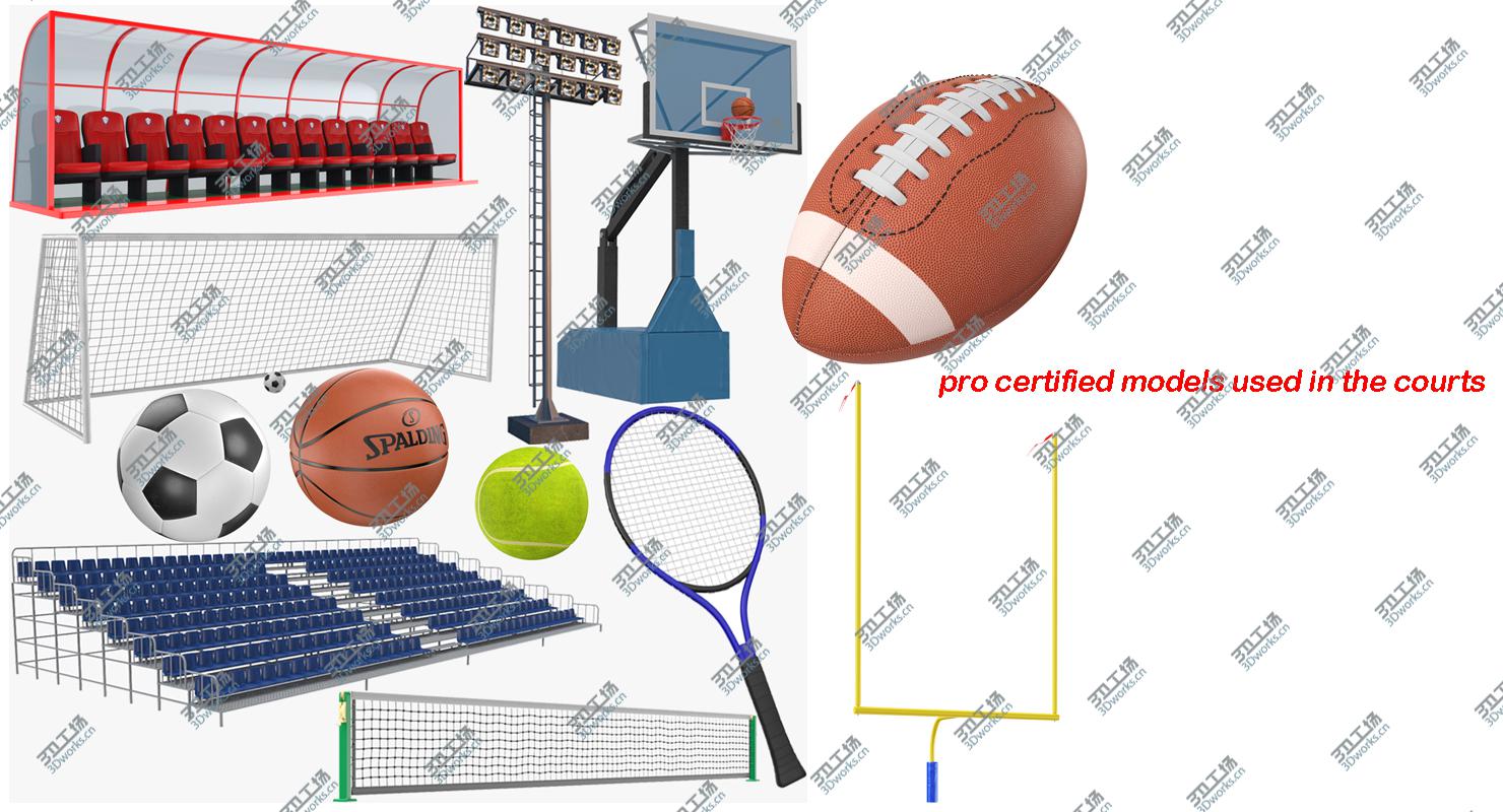 images/goods_img/202104092/3D model Four Sport Courts Collection/2.jpg